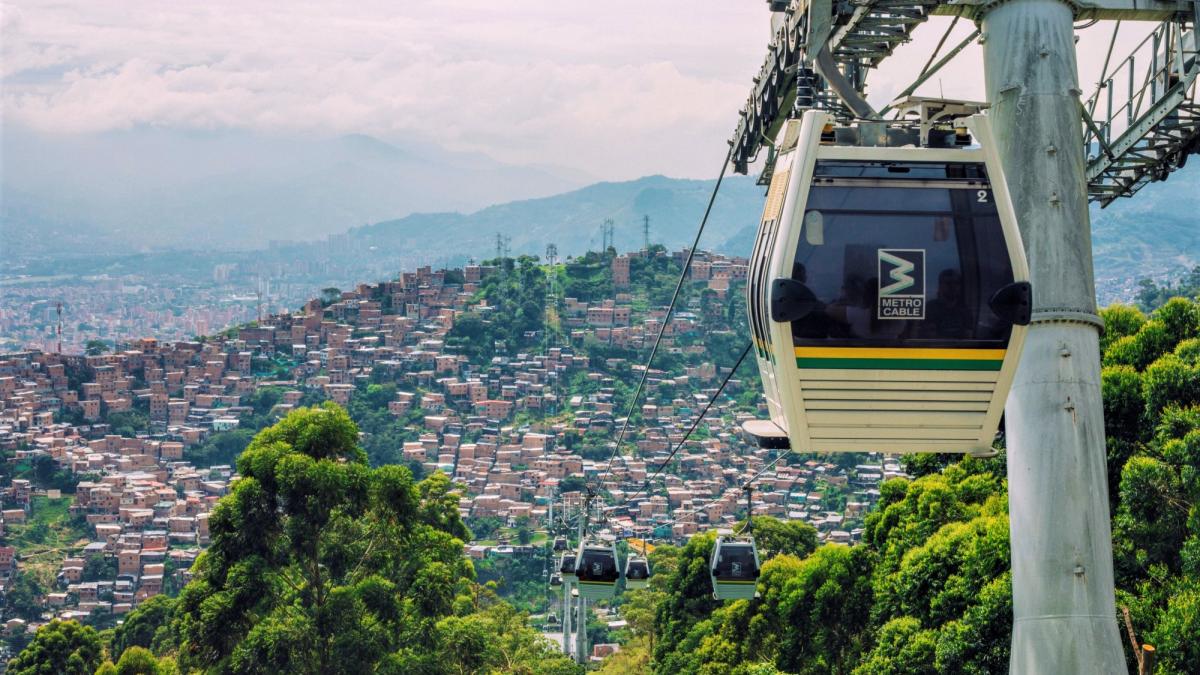 Kereta gantung di Medellin, Kolombia