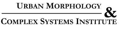 Logo Institut Morfologi Perkotaan dan Sistem Kompleks