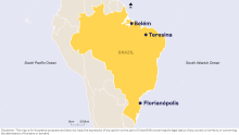 Peta Brasil 