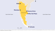 Peta Negara Argentina