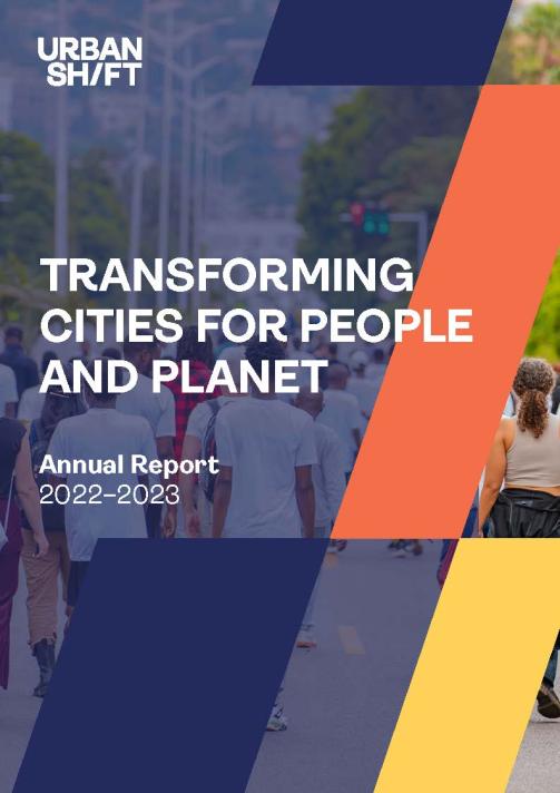 sampul laporan tahunan urbanshift 2022-2023